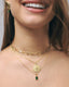 Guapura Necklace with zircon pendant
